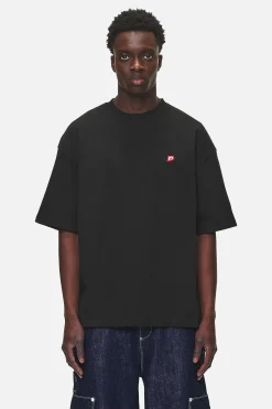 Pegador Tees|Leono Boxy Tee Washed Black