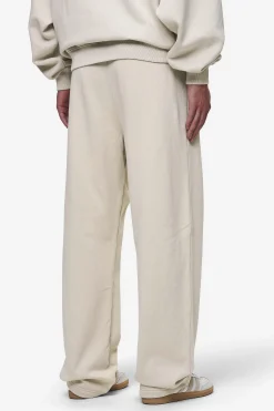 Pegador Pants & Joggers|Leono Loose Sweat Pants Washed Light Beige Virtual Pink Gum