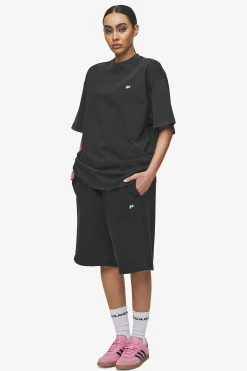 Pegador Shorts|Leono Overknee Heavy Sweat Shorts Gum Vintage black