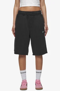 Pegador Shorts|Leono Overknee Heavy Sweat Shorts Gum Vintage black
