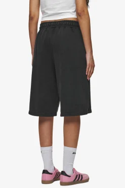 Pegador Shorts|Leono Overknee Heavy Sweat Shorts Gum Vintage black