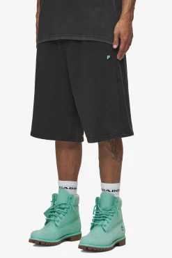 Pegador Shorts|Leono Overknee Heavy Sweat Shorts Gum Vintage black