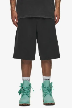 Pegador Shorts|Leono Overknee Heavy Sweat Shorts Gum Vintage black