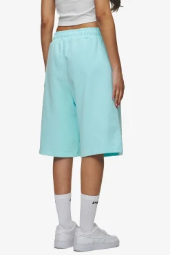 Pegador Shorts|Leono Overknee Heavy Sweat Shorts Gum Washed sky blue