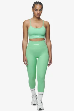 Pegador Leggings|Leya Leggings White Peppermint green