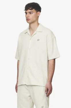 Pegador Shirts|Libco Structured Knit Shirt Salty cream