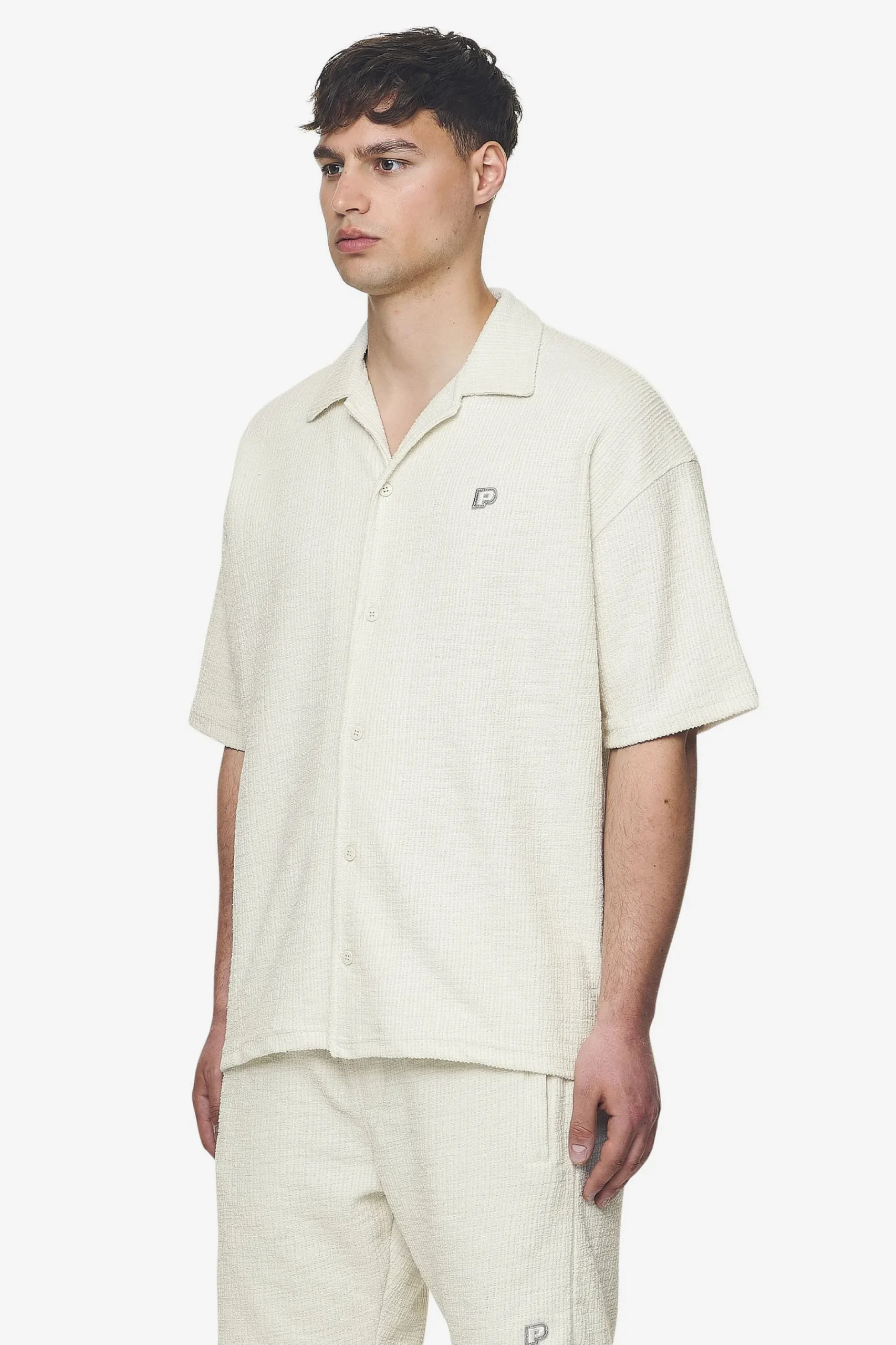 Pegador Shirts|Libco Structured Knit Shirt Salty cream