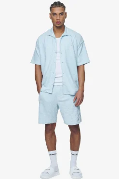 Pegador Shirts|Libco Structured Knit Shirt Baby blue