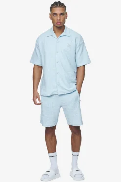 Pegador Shirts|Libco Structured Knit Shirt Baby blue