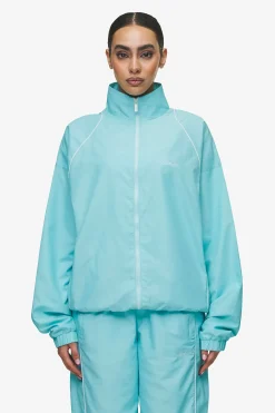 Pegador Track Jackets|Lincoln Boxy Track Jacket Sky Blue