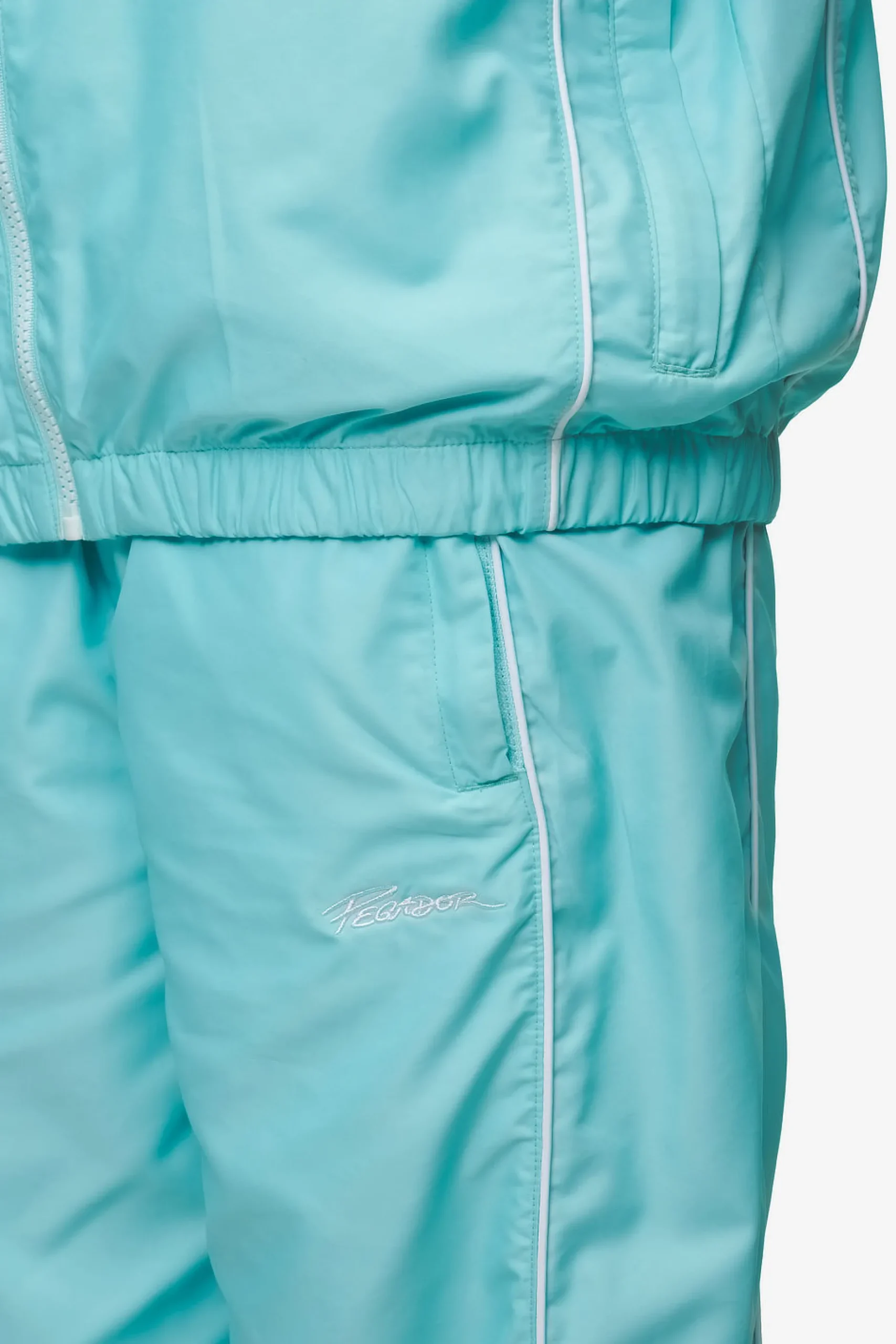 Pegador Pants|Lincoln Wide Track Pants Sky Blue