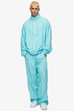 Pegador Pants & Joggers|Lincoln Wide Track Pants Sky Blue