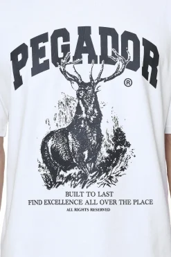 Pegador Tees|Lizard Oversized Tee White