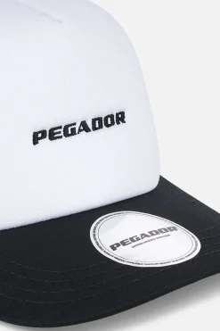 Pegador Caps & Hats|Logo Baseball Trucker Cap White Black