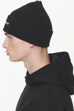 Pegador Beanies|Logo Beanie Black White
