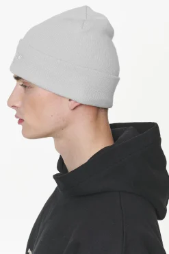 Pegador Beanies|Logo Beanie Grey Melange White