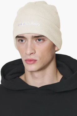 Pegador Beanies|Logo Beanie Kingdom Beige White