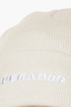 Pegador Beanies|Logo Beanie Kingdom Beige White