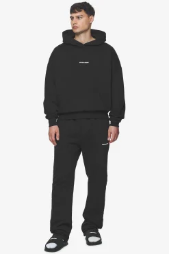 Pegador Hoodies|Logo Boxy Hoodie White Gum Washed black