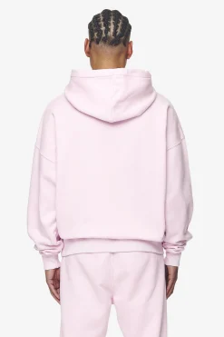 Pegador Hoodies|Logo Boxy Hoodie White Gum Washed bubblegum