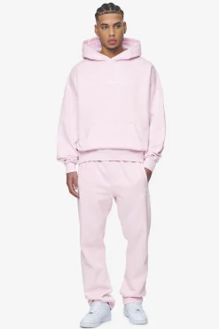 Pegador Hoodies|Logo Boxy Hoodie White Gum Washed bubblegum