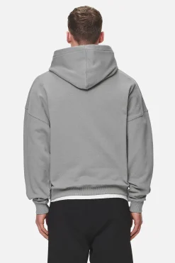 Pegador Hoodies|Logo Boxy Hoodie White Gum Washed cool grey