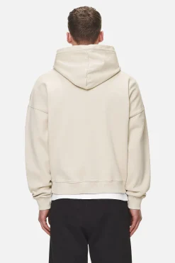 Pegador Hoodies|Logo Boxy Hoodie Black Gum Washed desert sand