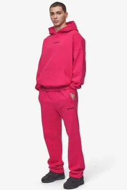 Pegador Hoodies|Logo Boxy Hoodie Washed Virtual Pink