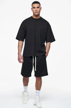 Pegador Tees|Logo Boxy Tee Gum Black