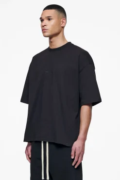 Pegador Tees|Logo Boxy Tee Gum Black