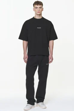 Pegador Tees|Logo Boxy Tee Vintage washed onyx black