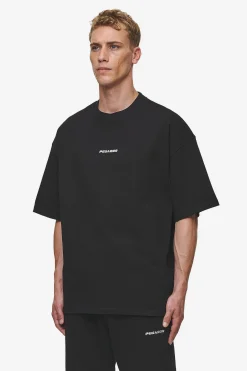 Pegador Tees|Logo Boxy Tee Washed Black