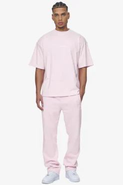 Pegador Tees|Logo Boxy Tee White Gum Washed bubblegum