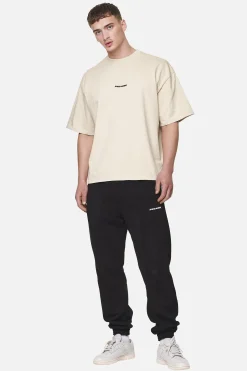 Pegador Tees|Logo Boxy Tee Black Gum Washed desert sand