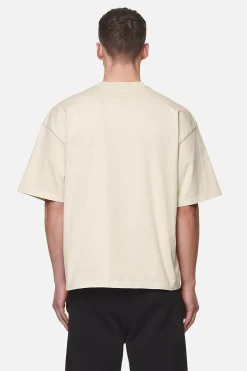 Pegador Tees|Logo Boxy Tee Black Gum Washed desert sand