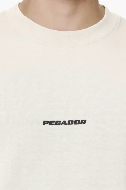 Pegador Tees|Logo Boxy Tee Gum Washed dust cream