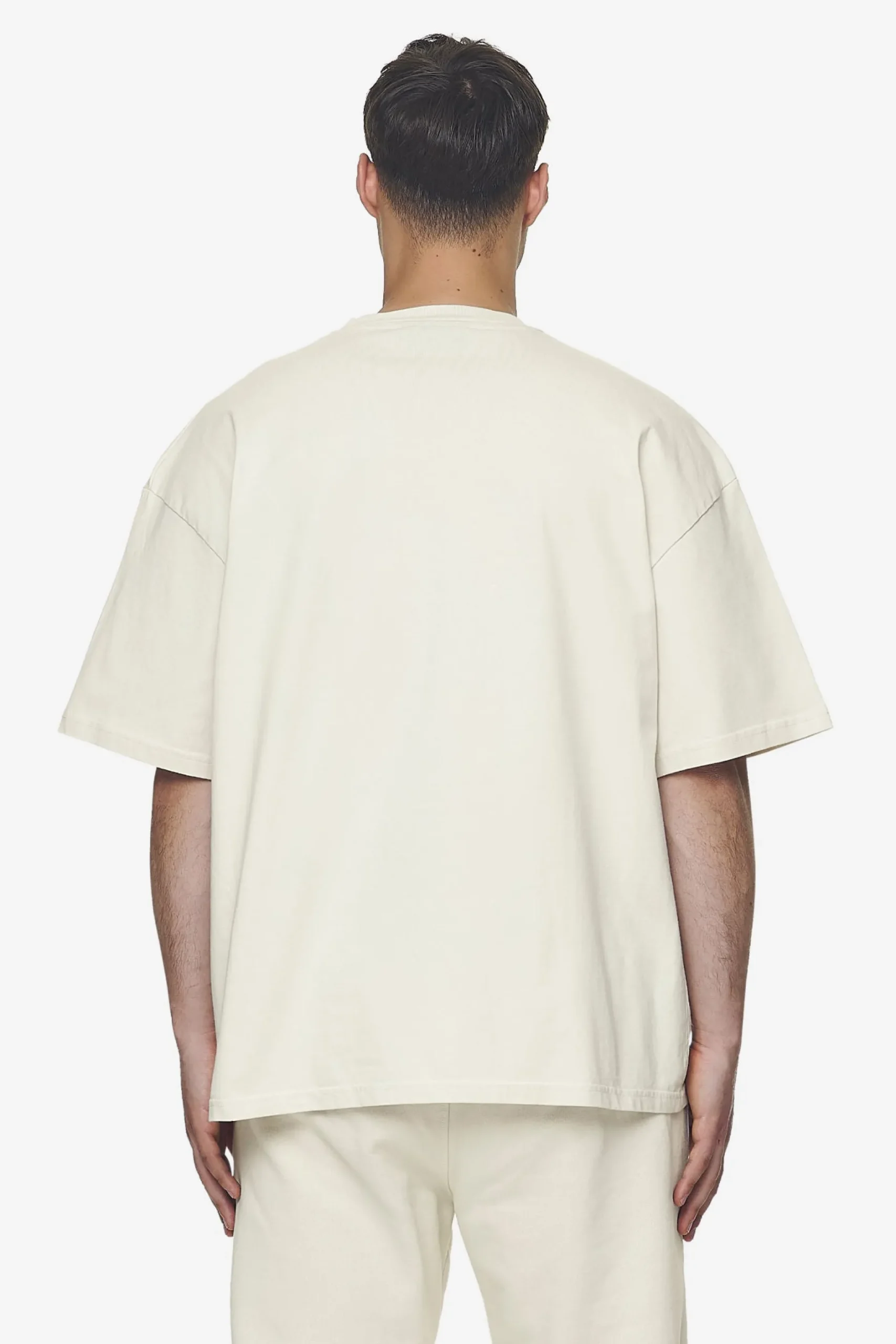 Pegador Tees|Logo Boxy Tee Black Gum Washed salty cream