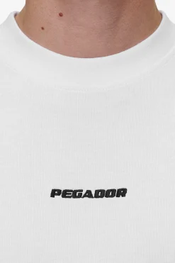 Pegador Tees|Logo Boxy Tee White