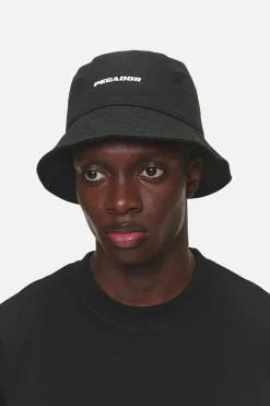 Pegador Caps & Hats|Logo Bucket Hat Black White