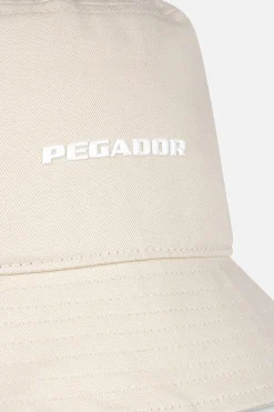 Pegador Caps & Hats|Logo Bucket Hat Desert Sand White