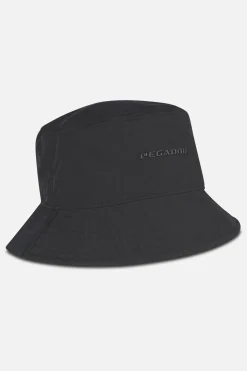 Pegador Caps & Hats|Logo Crushed Nylon Bucket Hat Black