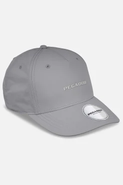 Pegador Caps & Hats|Logo Crushed Nylon Cap Cool Grey