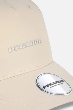 Pegador Caps & Hats|Logo Crushed Nylon Cap Desert Sand