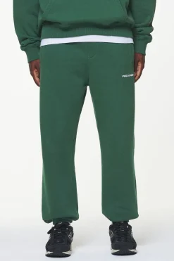 Pegador Pants & Joggers|Logo Heavy Sweat Jogger Vintage washed british green