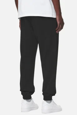 Pegador Pants & Joggers|Logo Heavy Sweat Jogger Gum Washed black white