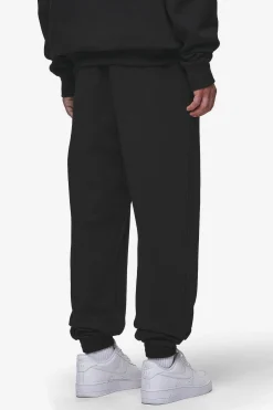 Pegador Pants & Joggers|Logo Heavy Sweat Jogger Washed Black