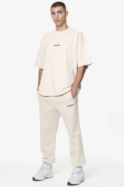 Pegador Pants & Joggers|Logo Heavy Sweat Jogger Gum Washed dust cream