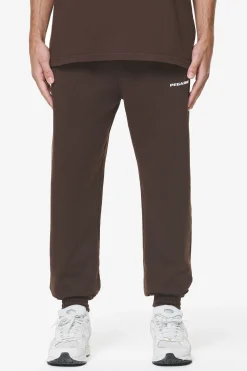Pegador Pants & Joggers|Logo Heavy Sweat Jogger Gum Washed oak brown