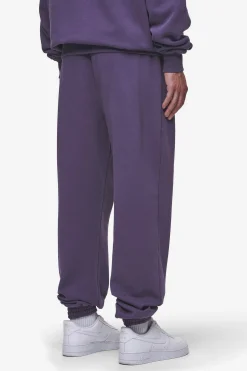 Pegador Pants & Joggers|Logo Heavy Sweat Jogger Washed Deep Purple