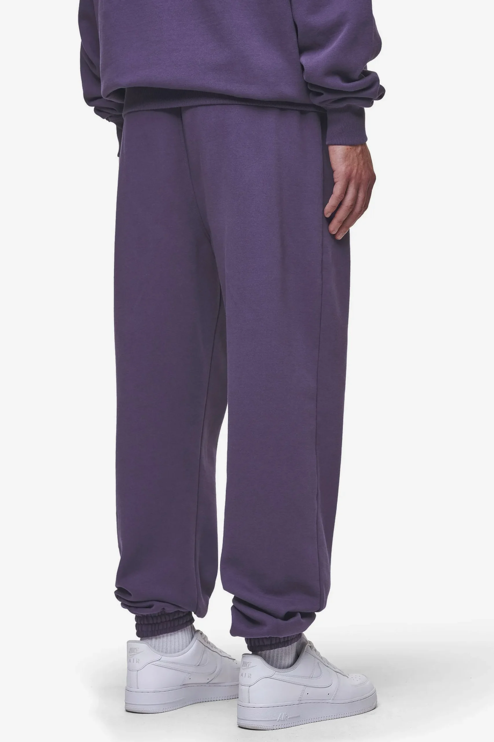 Pegador Pants & Joggers|Logo Heavy Sweat Jogger Washed Deep Purple
